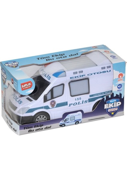 Çarp Dönsün Sesli Işıklı ve Anonslu Polis Minibüsü