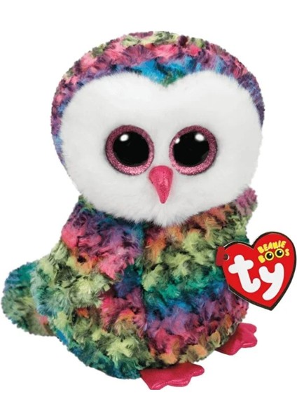Ty Beanie Boo´s Owen Renkli Baykuş Peluş 15 cm