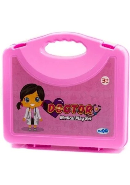 Pembe Açık Çantalı Doktor Seti fiyatları
