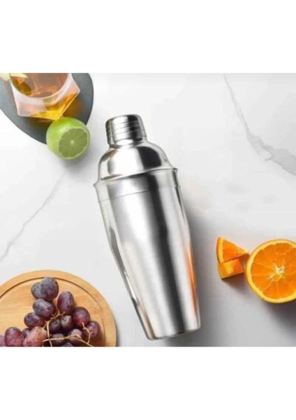 500 ml Paslanmaz Çelik Shaker, Şık ve Dayanıklı Karışım Kabı
