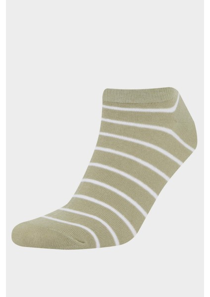 Erkek 5'li Pamuklu Patik Çorap F5287AXNS