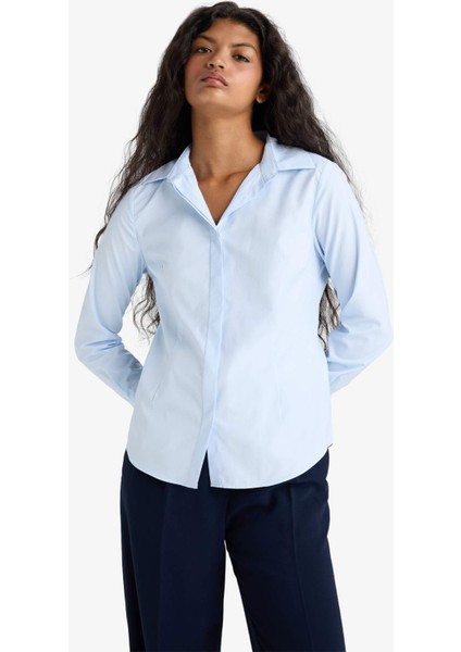 Fitted Bengalin Uzun Kollu Gömlek Y4651AZ25WN modelleri