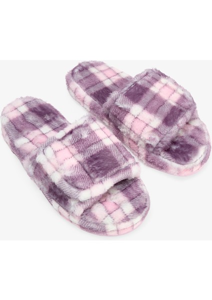 Bordo Ekoseli Ev Patiği fiyatları