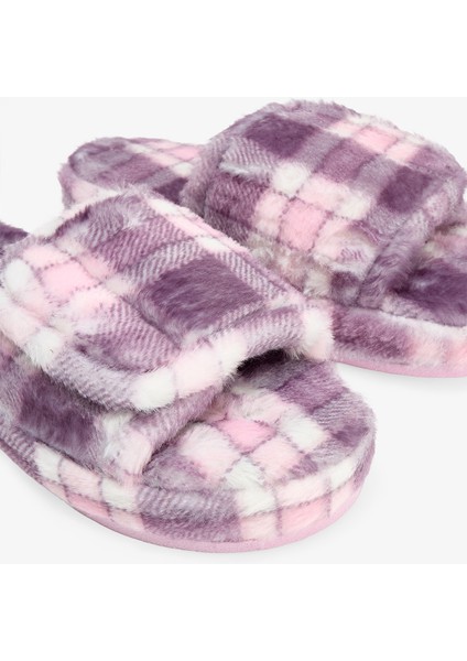 Bordo Ekoseli Ev Patiği modelleri