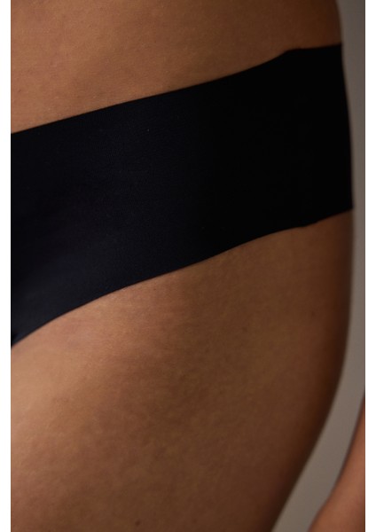 Siyah Düşük Bel Lazer Kesim Iz Yapmayan Brazilian Külot fiyatları