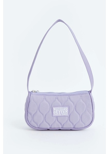 Lcw Accessorıes Lila Baskılı Kız Çocuk Baget Çanta