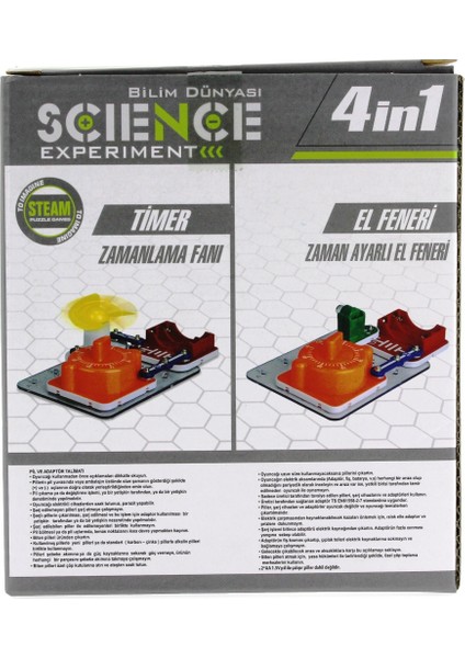 Eğlenceli Deney Setim Zamanlayıcı 4 In 1 fiyatları