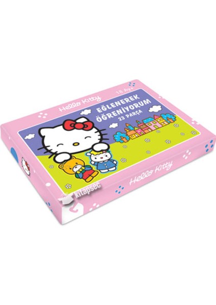 Hello Kitty Eğlenerek Öğreniyorum 23 Parça Puzzle