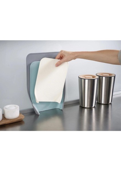 Beyaz 3'lü Nest Kesme Tahtası Seti, Pratik ve Şık Mutfak Aksesuarı