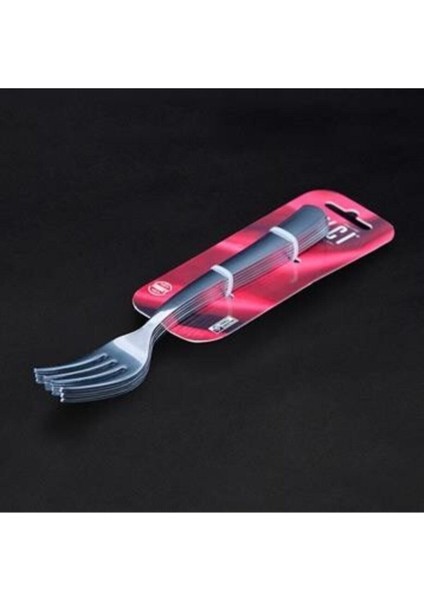 6'lı Çok Renkli Yemek Çatal Takımı, Şık ve Dayanıklı Tasarım