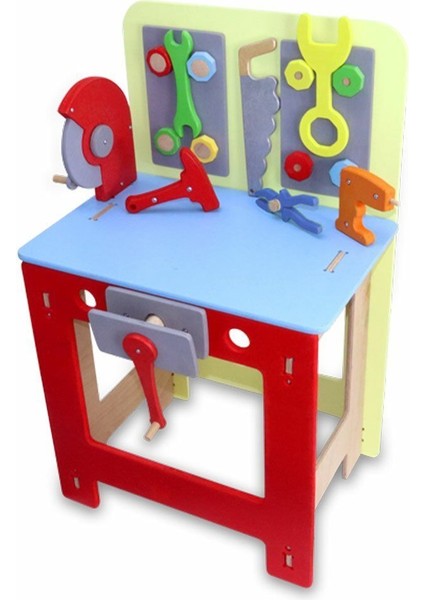 1014 Ahşap Tamirci Tezgahı - Lulubere Oyuncak fiyatları