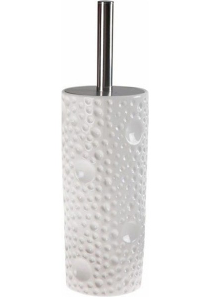 Beyaz Seramik Klozet Fırçası, Hijyenik ve Şık Banyo Temizlik Seti