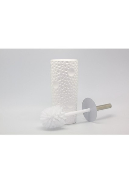 Beyaz Seramik Klozet Fırçası, Hijyenik ve Şık Banyo Temizlik Seti fiyatları