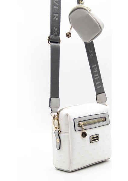 Kadın Çapraz Çanta Beyaz - A.gri NV1038 fiyatları