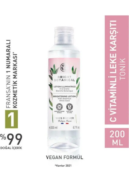 Bitkisel Kompleksli Tonik – Lekeli Ciltler Için Cilt Tonunu Eşitleyici ve Yenileyici fiyatları