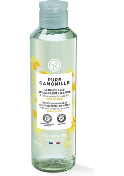 Pure Camomille-Hassas Ciltler Yatıştırıcı Arındırıcı Miseler Su 200ML