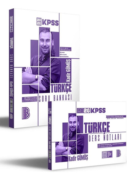 2026 Kpss Türkçe Ders Notları ve Soru Bankası Seti Benim Hocam Yayınları