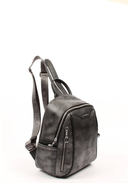 Silver & Polo M.gümüş - Siyah SP906 Kadın Sırt Çantası modelleri