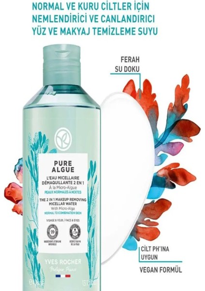 Miseler Su - Normal ve Kuru Cilt / Etkili, Nemlendirici ve Canlandırıcı - Prebiyotik 400 ml modelleri