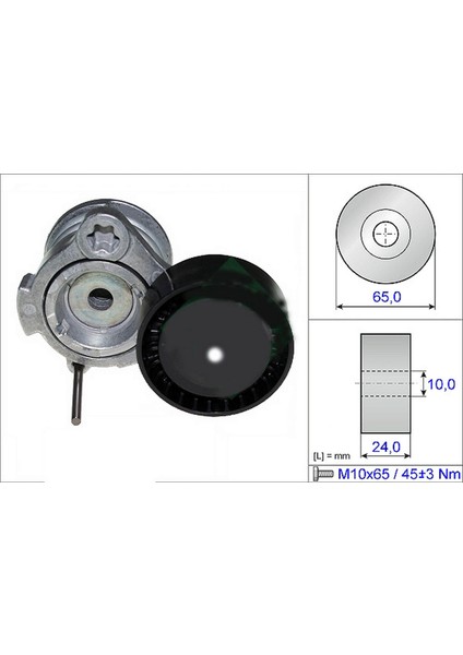 Depomix Alternatör Gergi Rulmani Opel Antara 2.0 Cdti-Chevrolet Captiva-Cruze-Epica-Lacetti-Nubira 2.0d 06