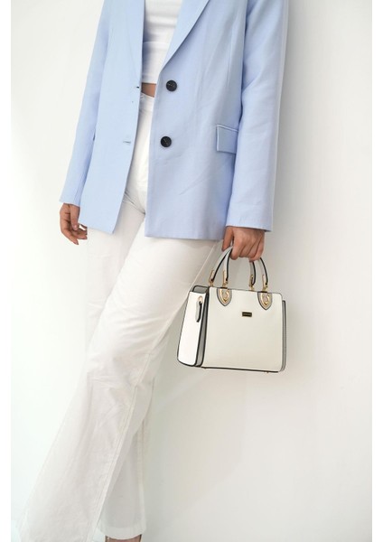 Beyaz - A.gri SP1133 Kadın El Çantası fiyatları