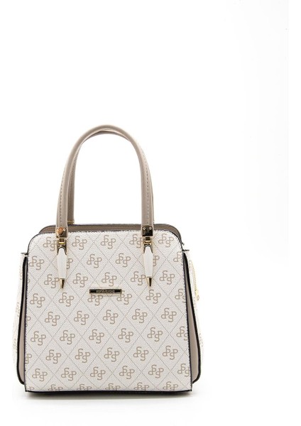 Kadın Omuz Çantası 1136-44487 Silver Polo Bayan Çantası M178 Bej-Mat Kum fiyatları