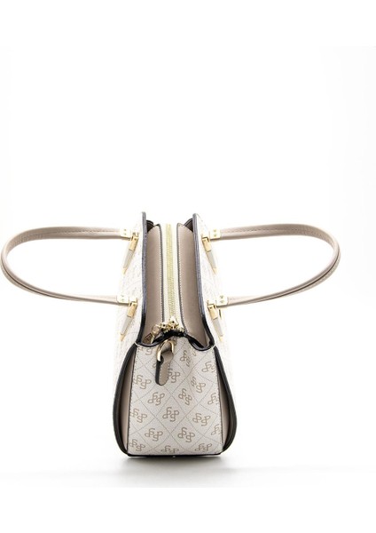 Kadın Omuz Çantası 1136-44487 Silver Polo Bayan Çantası M178 Bej-Mat Kum fırsatları