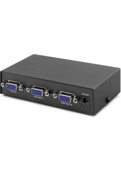 2 Port VGA Splitter Monitör Çoklayıcı - 1 Kasa 2 Monitör - Adaptörlü fiyatları