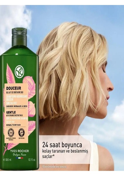 Besleyici Kolay Tarama Şampuanı - Normal / Kuru Saçlar / Douceur Organik Kestane Sütü 300 ml fiyatları