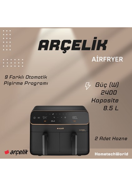 Gurme Duofry Fr 9284 8.5 Lt Yağsız Fritöz fiyatları