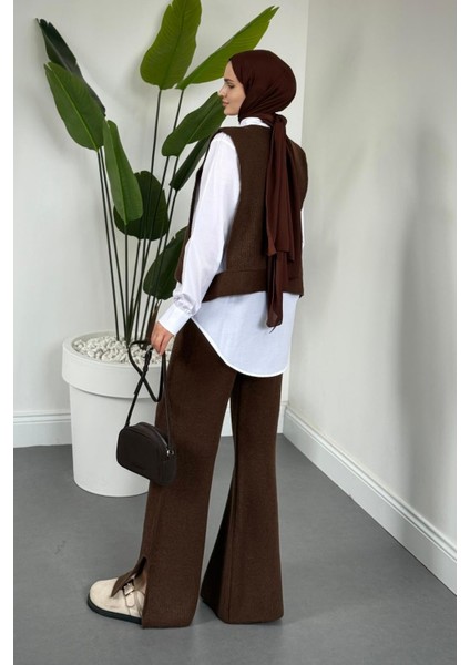 Venüs Üçlü Triko Takım Kahverengi fiyatları