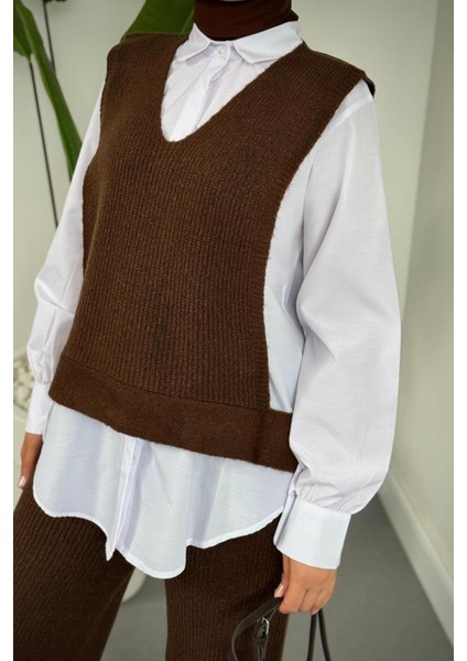 Venüs Üçlü Triko Takım Kahverengi fırsatları