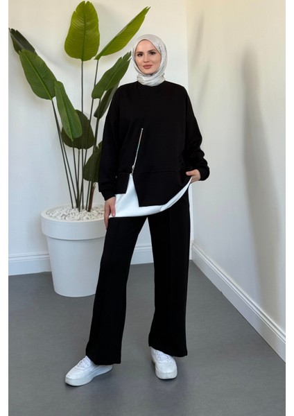 Skylar Alt Kısmı Fermuarlı Içlikli Takım Siyah fiyatları