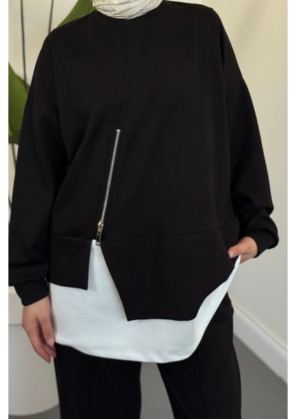 Skylar Alt Kısmı Fermuarlı Içlikli Takım Siyah fırsatları