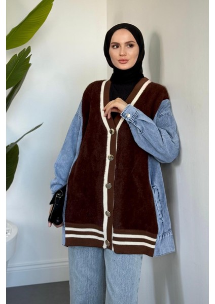 Nevoso Muadil Hırka Kahverengi