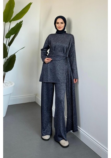 Brillante Yandan Pelerinli Takım Lacivert fiyatları