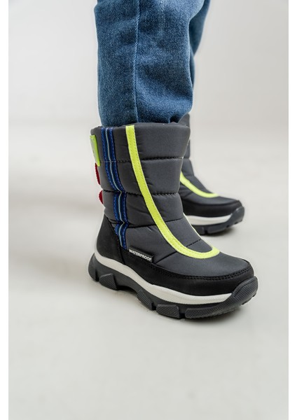 Erkek Çocuk Antrasit Su Geçirmez Anatomik Günlük Bot fiyatları