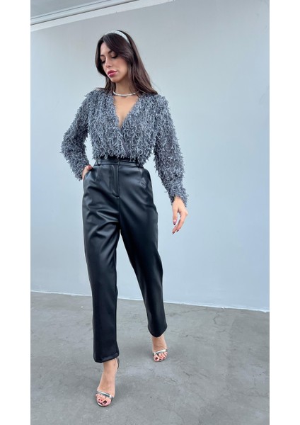 Kırçıllı Bodysuit Bluz