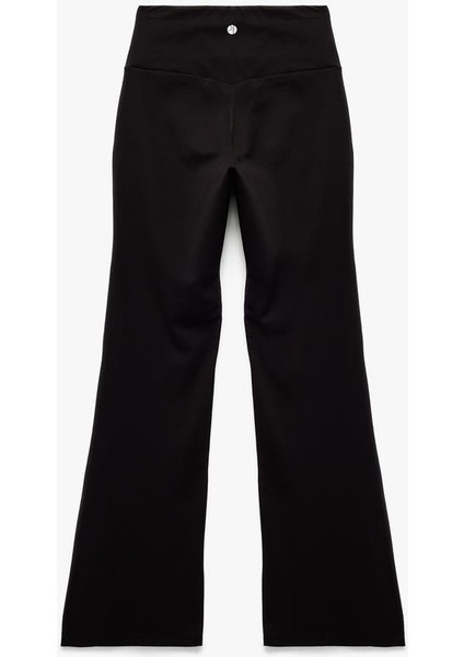 Yüksek Bel Slim Fit Cep Detaylı Ispanyol Paça Spor Tayt (Aw 295) fırsatları