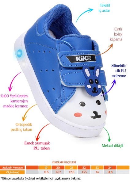 Bart Cırtlı Işıklı Erkek Bebek Spor Ayakkabı fiyatları