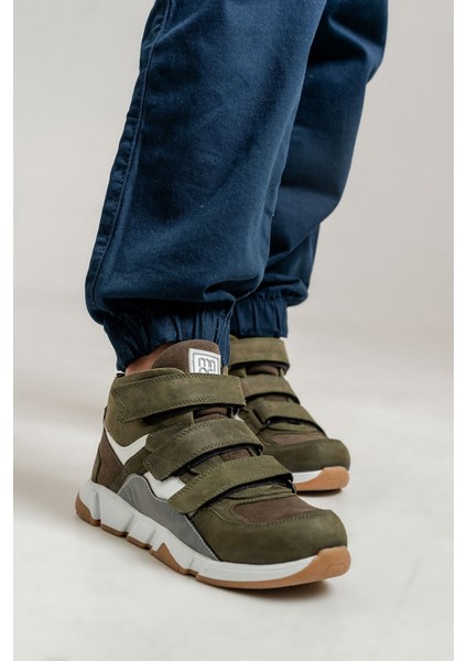 Erkek Çocuk Haki Hakiki Deri Anatomik Günlük Bot fırsatları