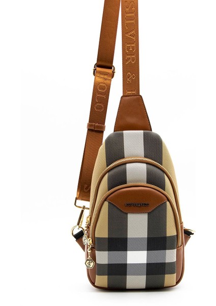 Bej Iki Bölmeli Kadın Bel Çantası SP959 modelleri