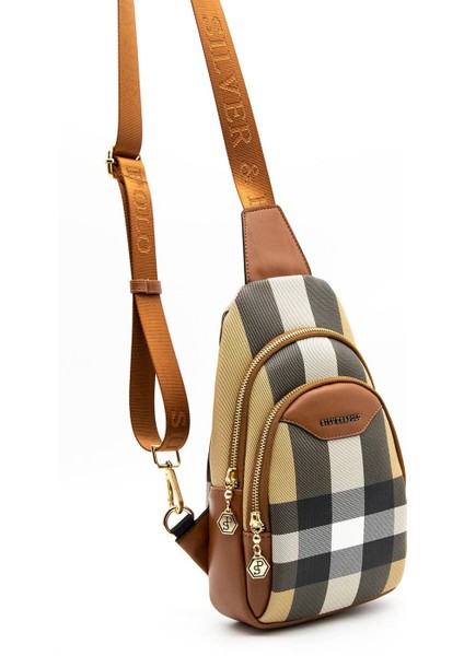 Bej Iki Bölmeli Kadın Bel Çantası SP959 fırsatları