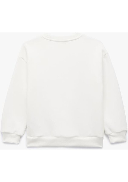 Kız Çocuk Pamuklu Ayıcık Baskılı Uzun Kollu Bisiklet Yaka Sweatshirt (Aw 206) fiyatları