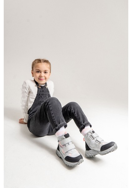 Kız Çocuk Gri-Pembe Su Geçirmez Anatomik Günlük Bot fiyatları