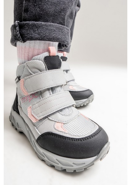 Kız Çocuk Gri-Pembe Su Geçirmez Anatomik Günlük Bot fırsatları