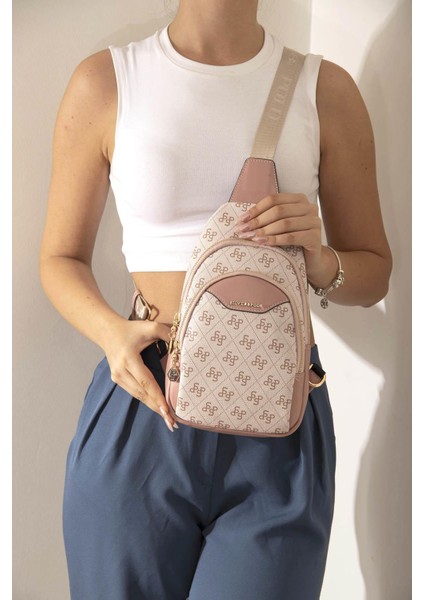 Kadın Bel Çantası Pembe - Somon SP959