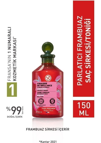 Frambuaz Saç Sirkesi / Toniği - Normal Saçlar 150 ml Alterra Göz Kremi Hediyeli