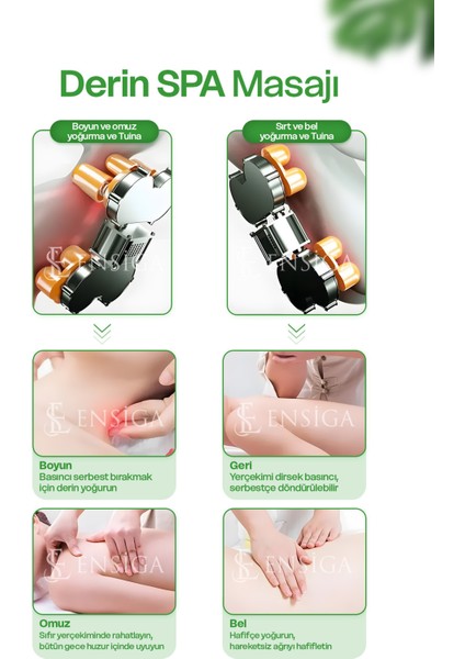 Tüm Vücut Bel Sırt Kol Omuz Kalça Boyun Kafa - Isıtmalı Profesyonel Masaj Koltuğu