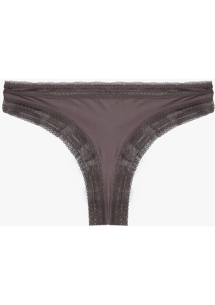 Dantel Detaylı String Külot (Aw 338)